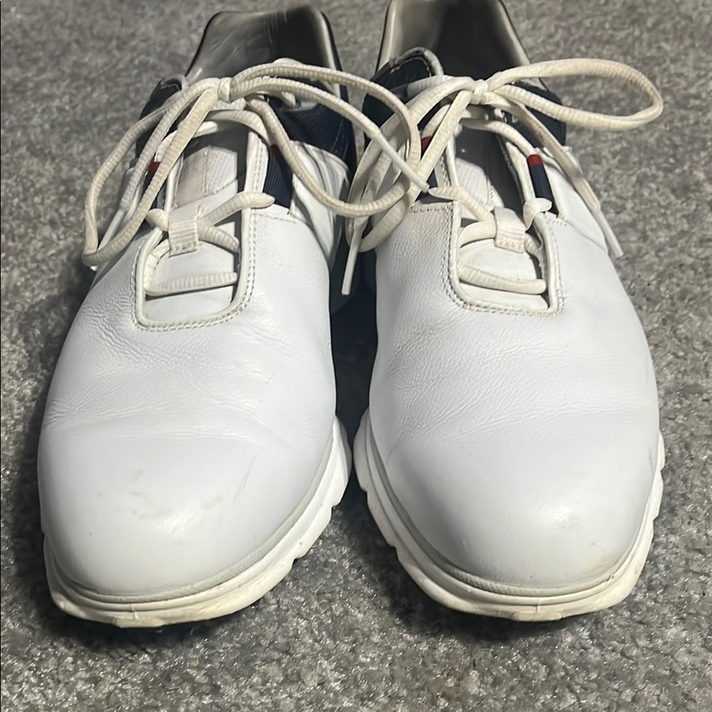 FootJoy PRO SL Navy and White Golf Shoes